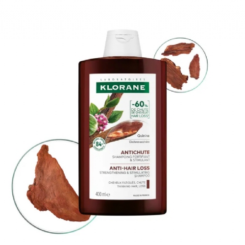 Klorane champu a la quinina y edelweiss bio  1 envase 400 ml