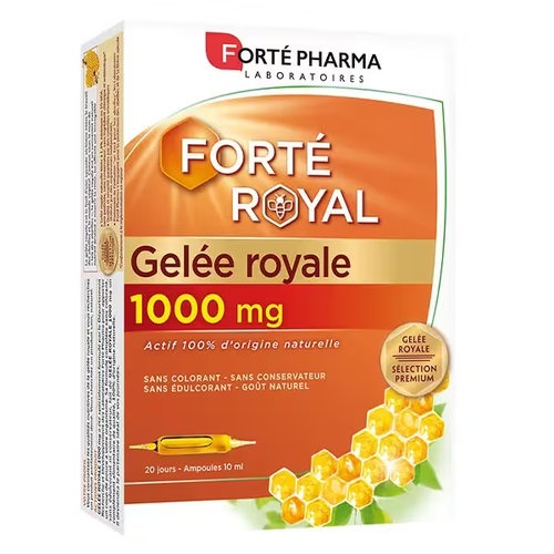 Forte jalea real 1000 mg  20 ampollas 10 ml
