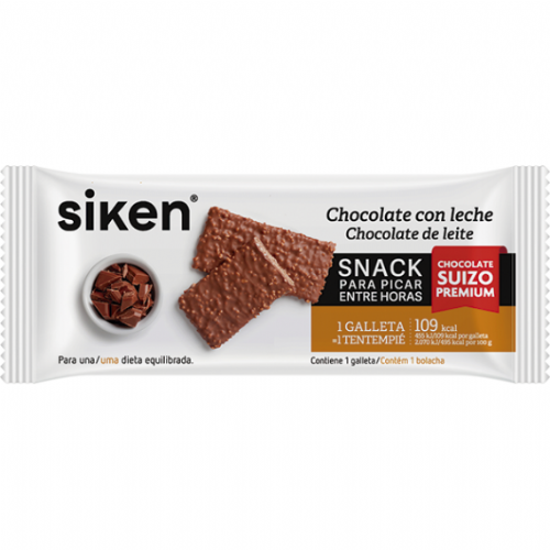 Siken form  1 galleta 22 g sabor chocolate con leche