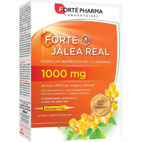 Forte jalea real 1000 mg  20 ampollas 10 ml