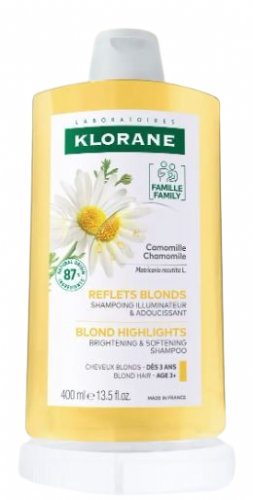 Klorane champu a la camomila  1 envase 400 ml