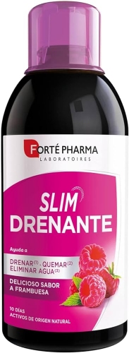 Slim drenante  1 frasco 500 ml sabor frambuesa