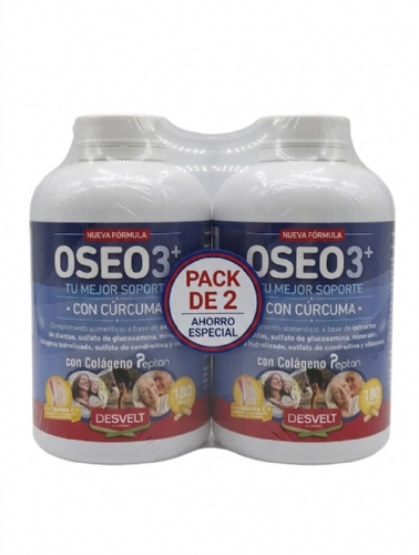 Oseo3 pack 2 ud con curcuma 180 caps