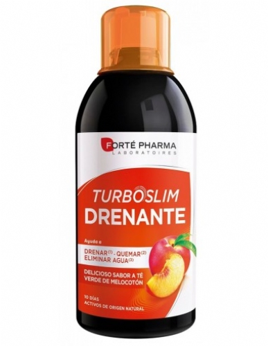Slim drenante  1 frasco 500 ml sabor melocoton