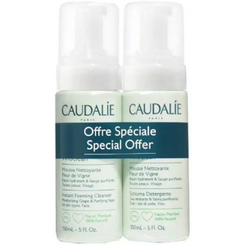 Caudalie duo espuma limpiadora fleur de vigne 150ml