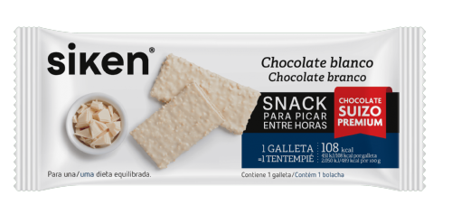Siken form (1 galleta 22 g sabor chocolate blanco)