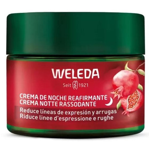 Weleda crema de noche reafirmante de granada y peptidos de maca  1 envase 40 ml