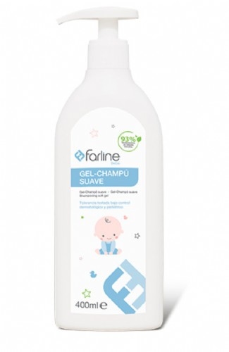 Farline bebe gel champu suave (1 envase 400 ml)