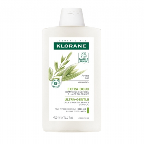 Klorane extrasuave champu diario & alta tolerancia a la avena  1 envase 400 ml