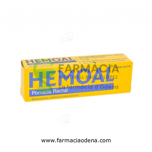 HEMOAL POMADA RECTAL, 1 tubo de 30 g