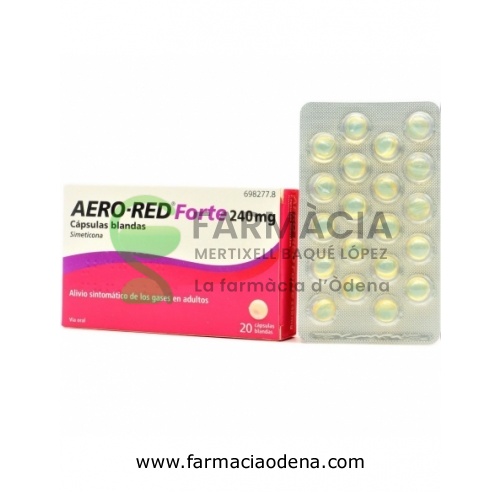 AERO-RED FORTE 240 MG CAPSULAS BLANDAS , 20 cápsulas blandas