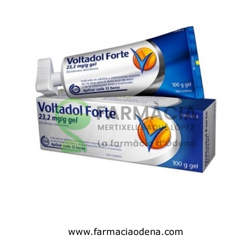 VOLTADOL FORTE 23,2 MG/G GEL,1 tubo de 100 g
