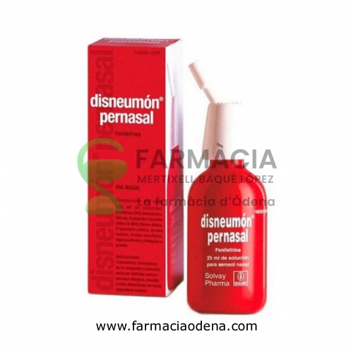 DISNEUMON PERNASAL 5 MG/ML SOLUCION PARA PULVERIZACION , 1 envase pulverizador de 25 ml