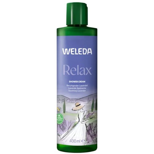 Weleda relax gel de ducha cremoso lavanda 1 bote 400 ml