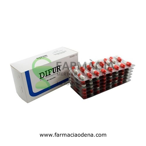 DIFUR 120 mg CAPSULAS DURAS , 96 cápsulas