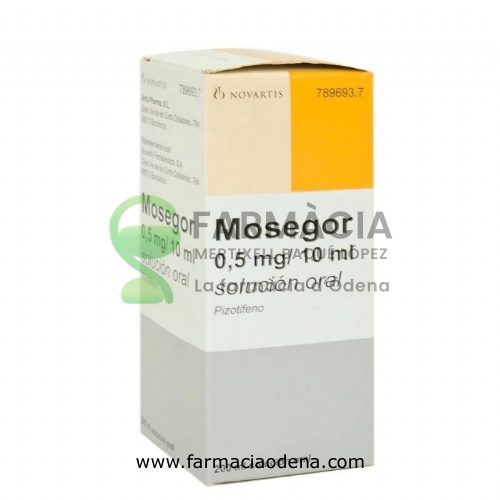 MOSEGOR 0,5 mg/10 ml SOLUCION ORAL, 1 frasco de 200 ml