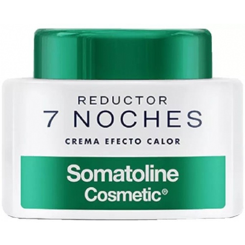 Somatoline cosmetic reductor 7 noches crema efecto calor  1 tarro 400 ml - reductor intensivo noche