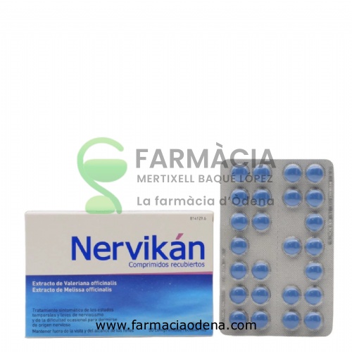 NERVIKAN COMPRIMIDOS RECUBIERTOS, 50 comprimidos