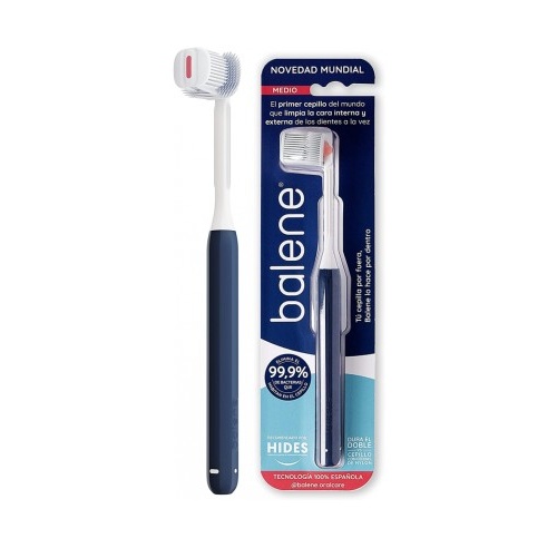 Cepillo dental adulto - balene (1 unidad medio color azul)