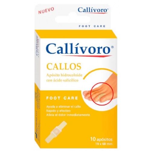 Callivoro callos aposito hidrocoloide  10 unidades 68 mm x 19 mm
