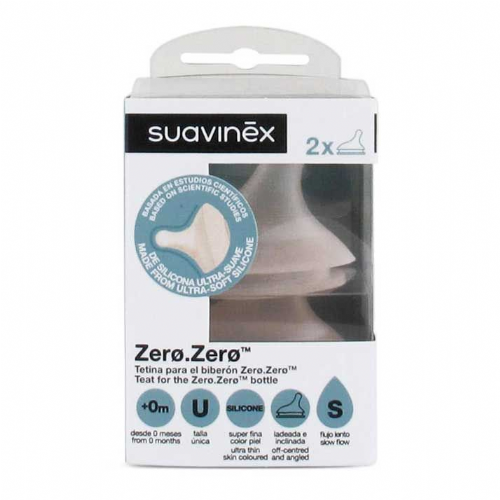 Tetina silicona anticolico flujo s - suavinex (0 meses)