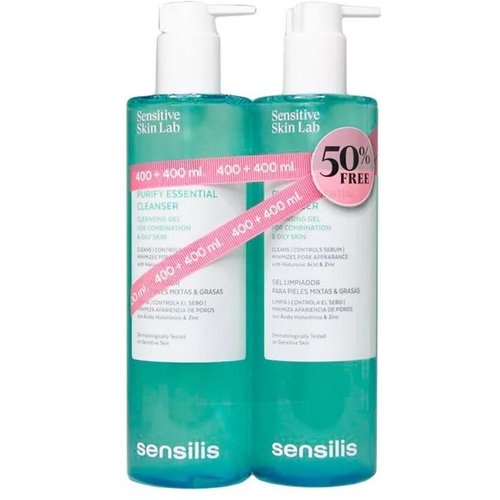 Sensilis duplo purify essential gel limpiador 400ml