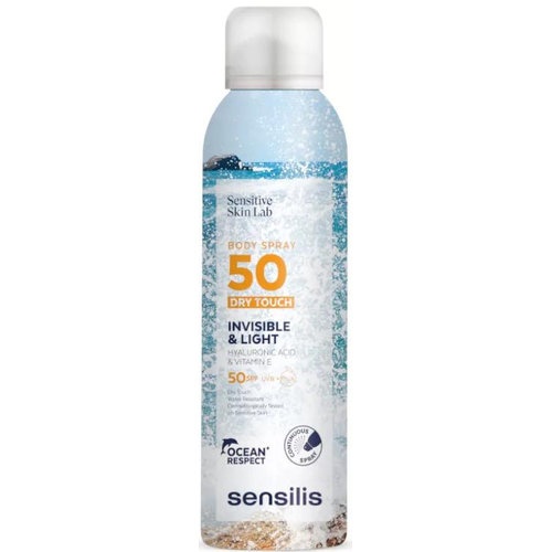 Sensilis body spray spf 50 dry touch  1 envase 200 ml