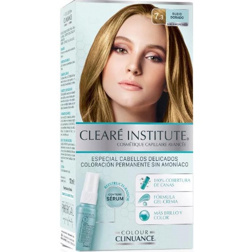 Cleare institute colour clinuance (1 envase 170 ml tono 7.3 rubio dorado)