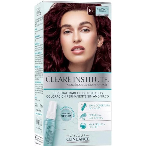 Cleare institute colour clinuance (1 envase 170 ml tono color 5.06 chocolate cereza)