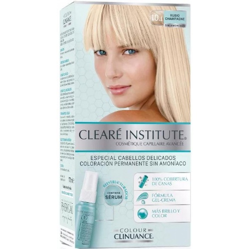 Cleare institute colour clinuance (1 envase 170 ml tono color 10.1 rubio champagne)