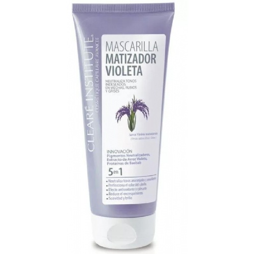 Cleare institute mascarilla matizador violeta (1 envase 200 ml)