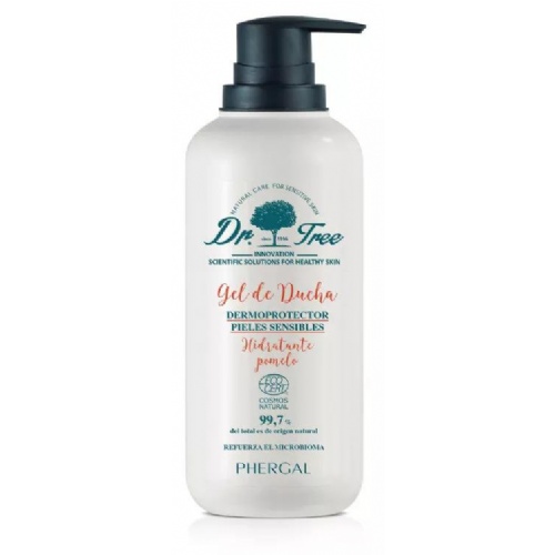 Dr. tree gel de ducha dermoprotector pieles sensibles nutritivo (1 envase 500 ml aroma pomelo)