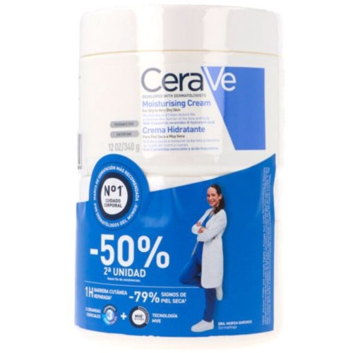 Cerave duplo crema tarro 340g 2 unitat al 50%