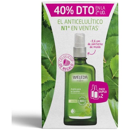 Weleda pack anticelulitic duplo+celulicup 2ud