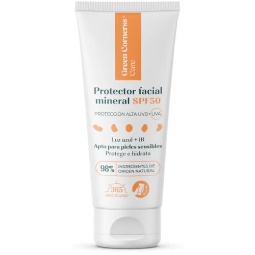 Protector facial mineral spf 50 green cornerss 1 tubo 50 ml - green cornerss