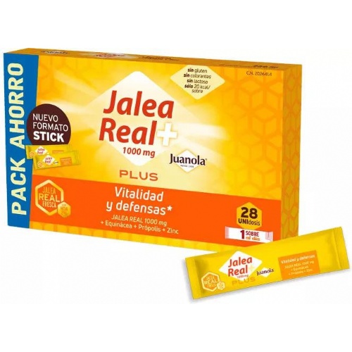 Juanola jalea real plus  28 sobres 10 ml