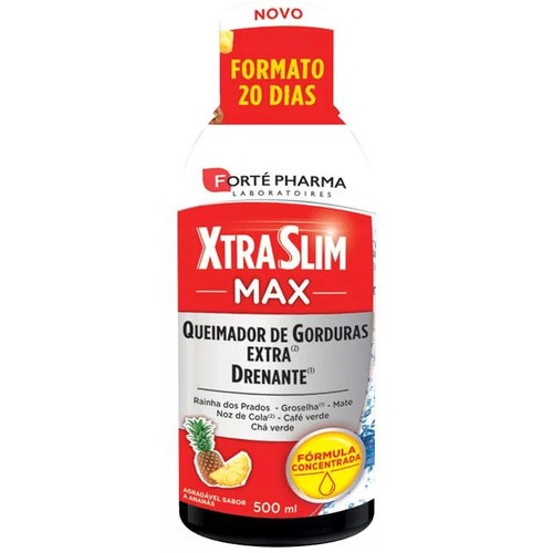 Xtraslim max  1 frasco 500 ml sabor piña