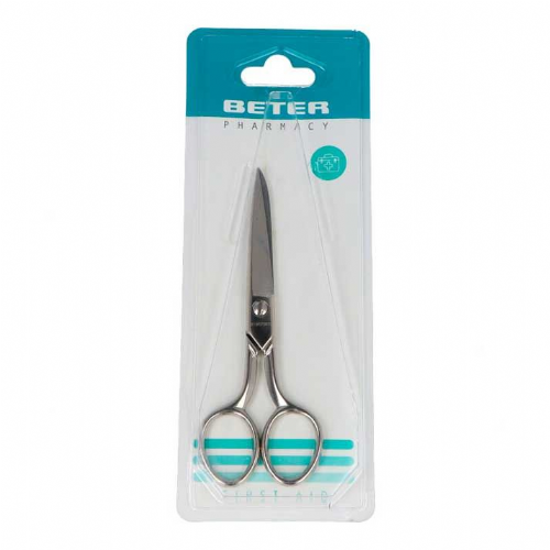 Tijera botiquin niquelada beter recta pequeña 12,5 cm - beter