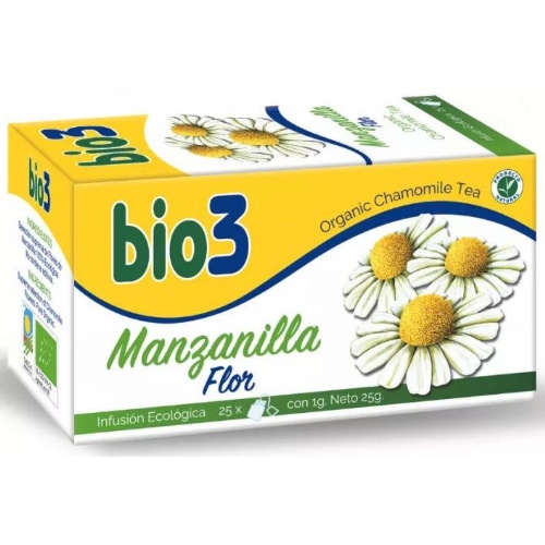 Bio3 manzanilla ecologica (25 filtros 1,5 g)