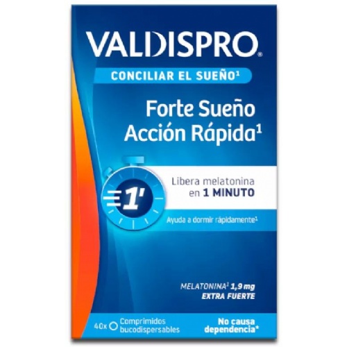 Valdispro forte accion rapida  40 comprimidos bucodispersables