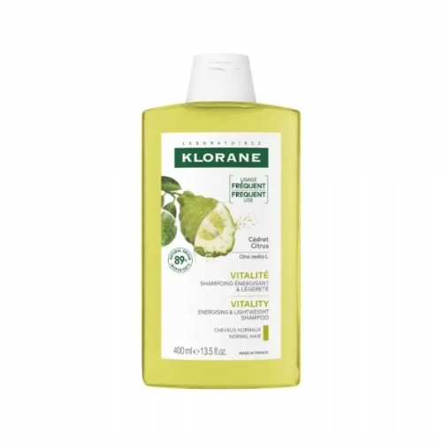 Klorane champu a la pulpa de cidra (1 envase 400 ml)