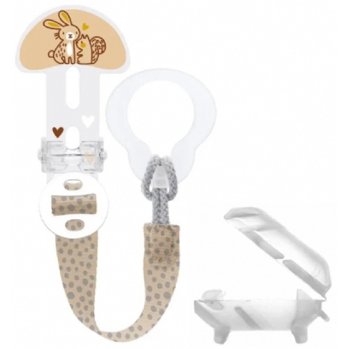 Broche para chupete y cubierta de proteccion mam clip it! & cover 1 unidad color verde - mam clip it