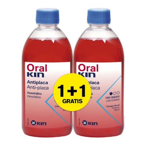 Oralkin enjuague bucal (2 frascos 500 ml pack 1+1)
