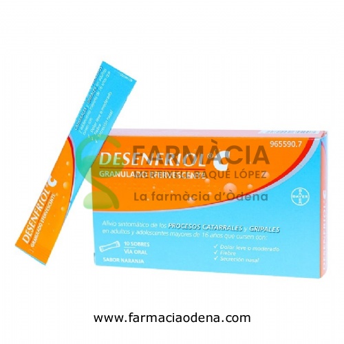 DESENFRIOL C GRANULADO EFERVESCENTE , 10 sobres