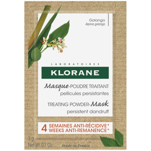 Klorane mascarilla polvo tratante a la galanga  8 sobres 3 g