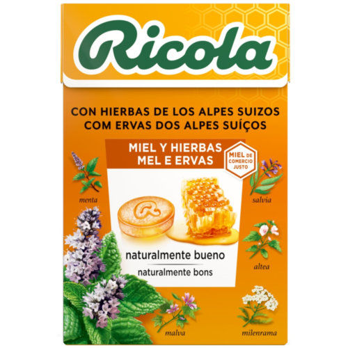 Ricola miel y hierbas