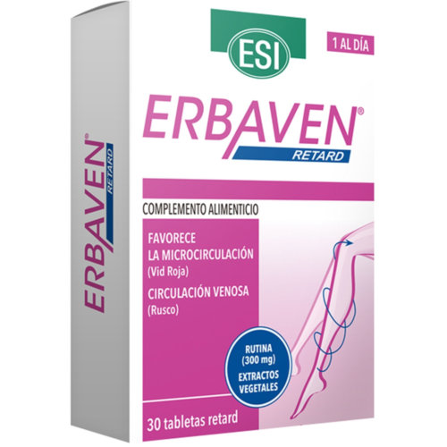 Erbaven retard tab esi 30 tabletas - esi