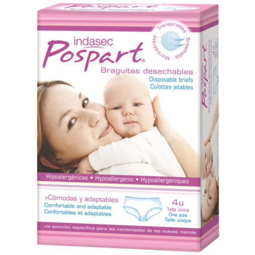 Braga postparto indasec pospart 4 unidades talla unica - indasec pospart