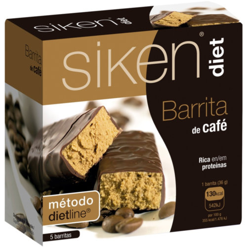 Siken diet  5 barritas 36 g sabor cafe