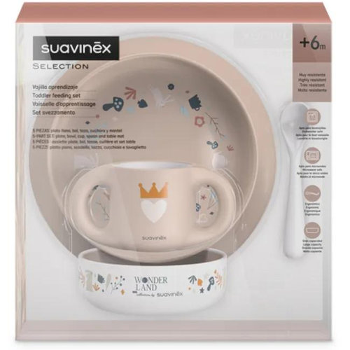 Vajilla infantil suavinex niña +6 meses 1 unidad - suavinex